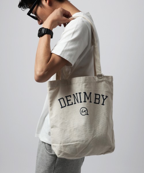 新品未使用VFB1012【DENIM BY VANQUISH & FRAGMENTのエコバッグ】トートバック手提げ鞄男女兼用拍卖