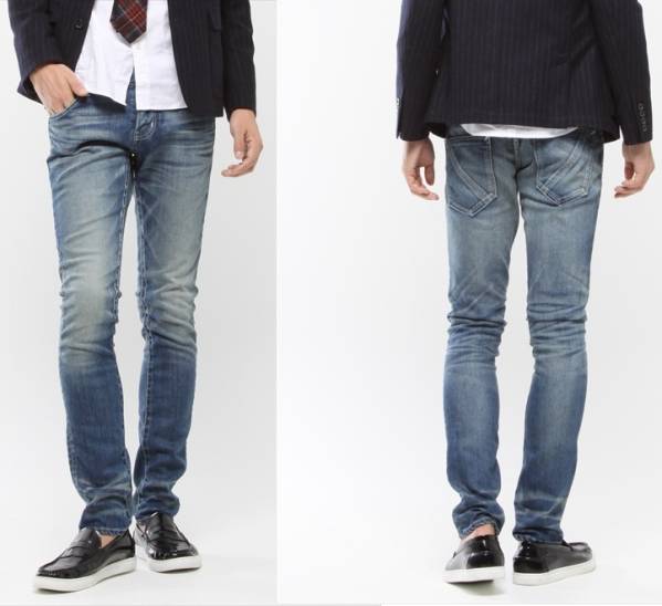 新品未使用VJP2130 w36日本製Made in Japan【VANQUISH ヴィンテージサーモライトスキニーデニム】暖パン ジーパン ジーンズ メンズ拍卖