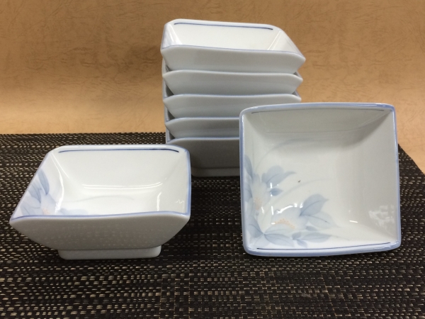 7個1組 強化磁器【即決】東峰窯まごころ 中付 角小鉢 11cm拍卖