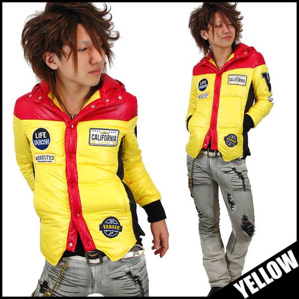 新品未使用 vajk104 (サイズ46)【 VAROSHブルゾン】 アウターvanquish イエロー拍卖