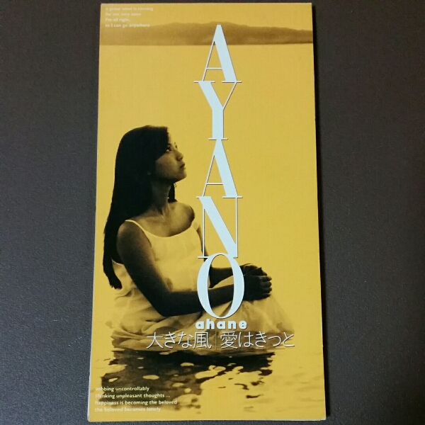 亜波根 彩乃 大きな風 8㎝ シングルCD 拍卖