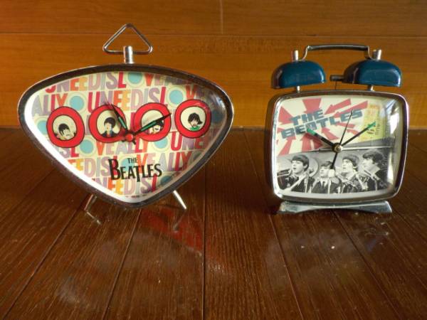 超レアTHE BEATLES目覚まし時計2個拍卖