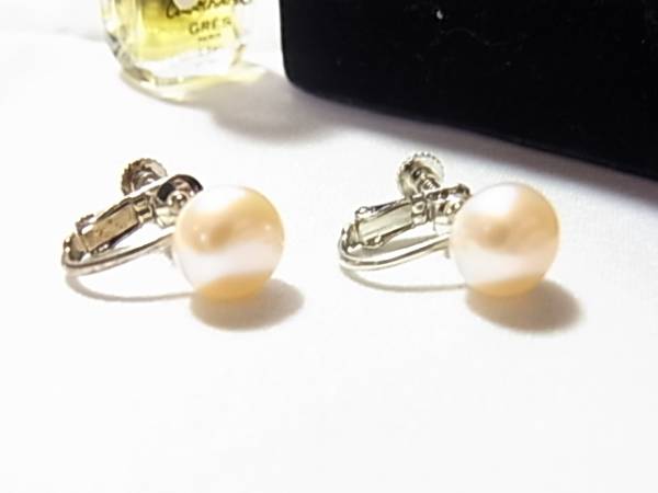 上品なピンクパール調のシックなデザインのイヤリング♪拍卖