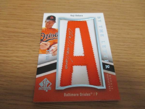 上原浩治・メジャー・ルーキー直筆サインカード02/80拍卖