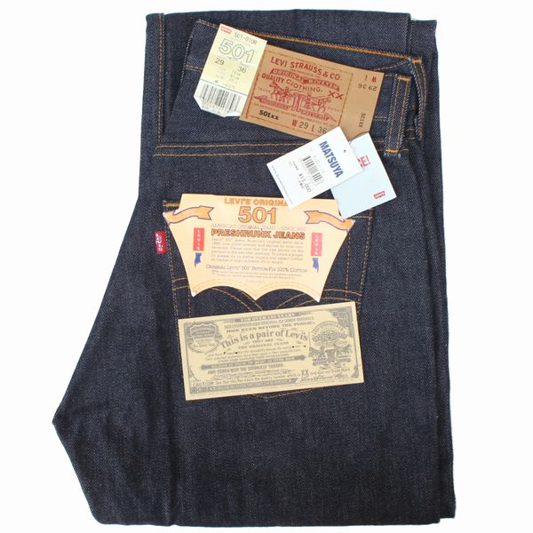 (51227)デッドストック LEVI'Sリーバイス501XX最後の米国製501-01OR USA製W29 (未使用 リジッド ノンウォッシュ)拍卖