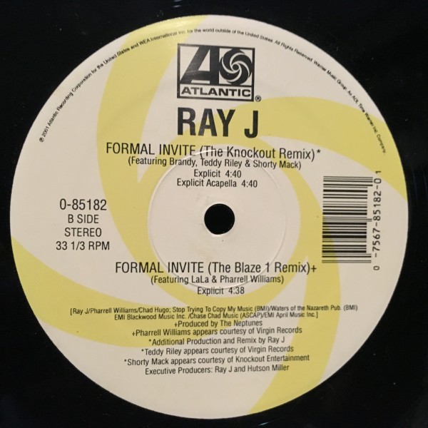 Ray J / Formal Invite拍卖