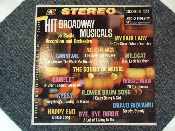 LP ヒット・ブロードウェイ・ミュージカル ジョー・ベイジル拍卖