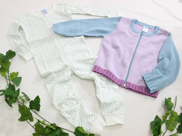 新品*オールドネイビー*ロンパース・綿ニットカーディガン 2T3T拍卖