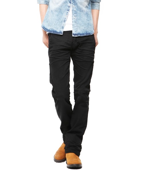 新品未使用MLB209 w44日本製Made in Japan【MURDER LICENSEソリッドブラストストレッチシューカットチノパンツブラック】Black by VANQUISH拍卖