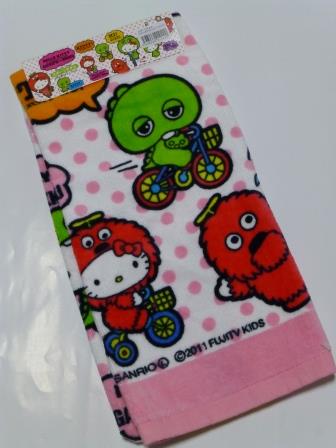 ハローキティ ガチャピン ムック スポーツタオル拍卖