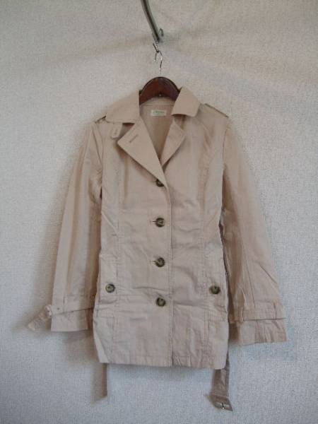 evbyetvousベージュスプリングコート(USED)42515②)拍卖