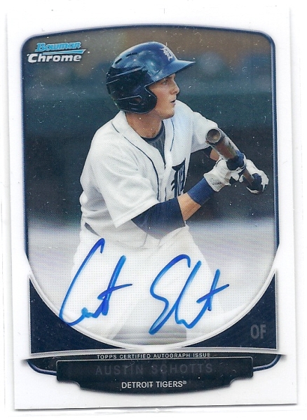 2013 Bowman Chrome Austin Schotts Auto拍卖