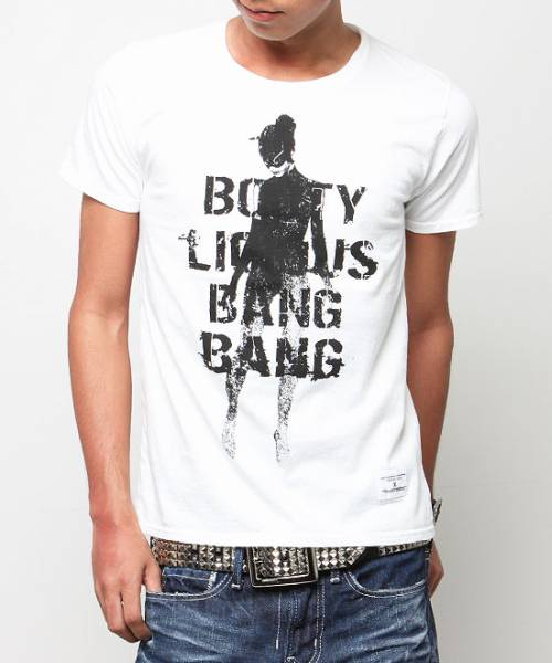 新品未使用半袖TシャツサイズS【VANQUISH BOOTYフォトVGC432白】ホワイト メンズ 紳士拍卖