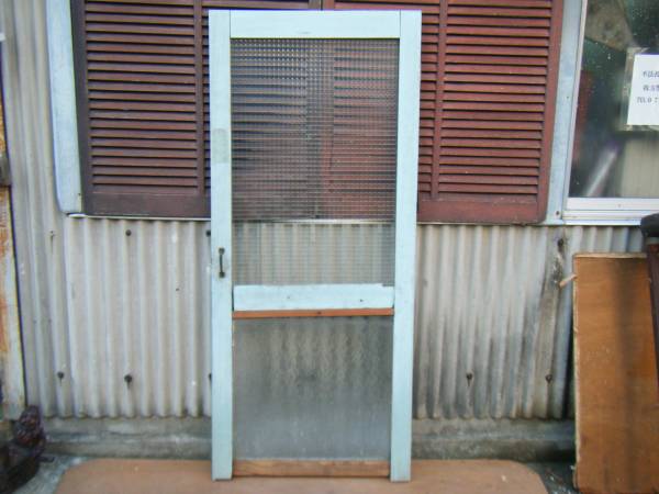 最終値下げ!M2763 ⑧ 【送り先は会社 事務所 店舗限定】【個人様は西濃運輸局留め】木製扉 レトロガラス アンティーク建具 シャビーシック拍卖