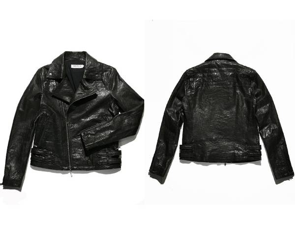 新品未使用 VJJ3005サイズ46【VANQUISHベジタブルタンニンラムレザーダブルライダース】黒ブラックメンズ紳士革ジャンアウター拍卖