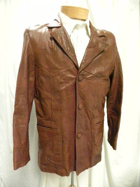 |o_o|Nordstrom(1n)本革ウエスタンジャケット160-165cm拍卖