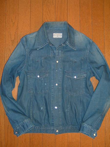 未使用 Steam&Chread ウエスタン カウボーイデニムジャケットS拍卖