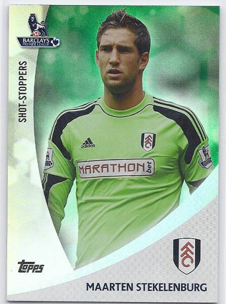 2013 Topps Premier Gold SS Maarten Stekelenburg Green /99拍卖