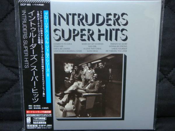 イントゥルーダーズ intruders スーパー・ヒッツ +5 紙ジャケ拍卖