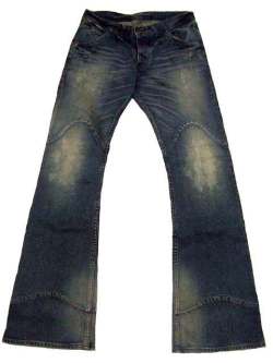 □ 新品 AYUITE ストレッチデニムパンツ インディゴ 2 アユイテ拍卖