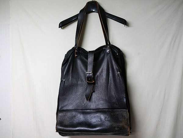 ヴィンテージ BEAMS ビームス レザートートバッグ 本革拍卖