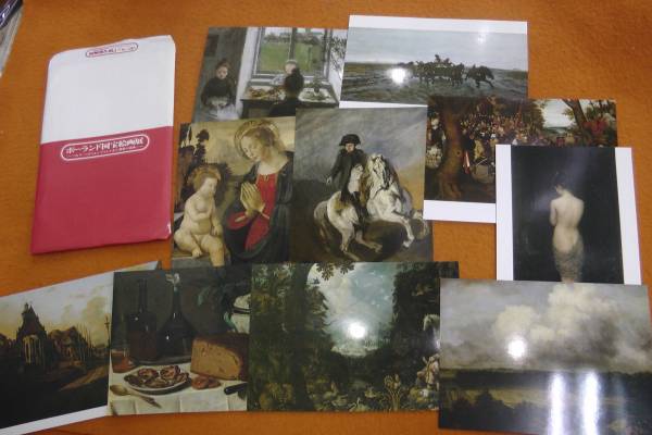 昔の絵葉書 ポーランド国宝絵画展 10枚 拍卖