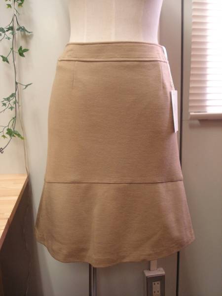 新品タグ付◆Mayleaf◆美ラインマーメイドスカート*キャメル11号拍卖