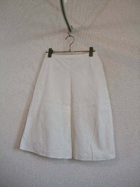 NATURALBEAUTYBASIC白フロントタック入スカート(USED)41415②)拍卖