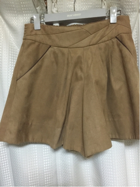 アバハウスドゥビネット☆スエード風キュロットスカート美品拍卖