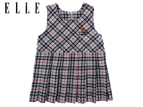 KO300★送料無料★ELLE PARIS エル★秋冬プリーツワンピース 95拍卖