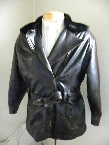 |o_o|Burberrysバーバリー(1n)本革フライトジャケット160-165cm拍卖