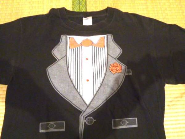 だまし絵 タキシード ビンテージ Tシャツ Mサイズ 騙し絵 トリックアート 即決あり 早い者勝ち拍卖