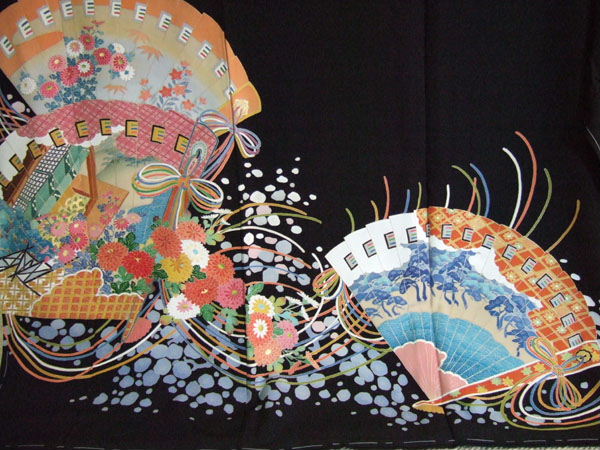 コロナ催事中止 緊急 巨匠 毎田仁郎 最高逸品 本加賀黒留袖 未仕立て品 あっと驚きの期間限定 2月決算セ-ル拍卖