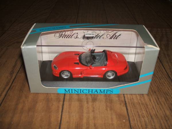Paul's Model Art MINICHAMPS ミニチャンプス1/43 ダッジ バイパー カブリオレ 1993 レッド Dodge Viper Cabriolet拍卖