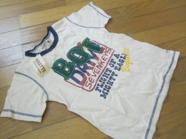 新品タグ付き★Biquette(ビケット)★プリント半袖Tシャツ★130拍卖