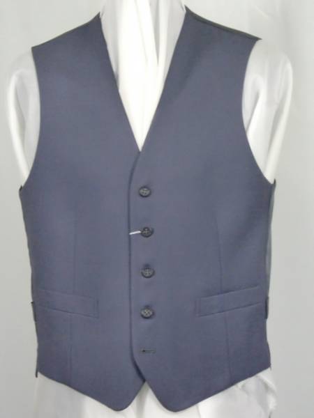 ▲▽ M シングル5B ベスト 新品 秋冬 鼠 日本製 △▼拍卖