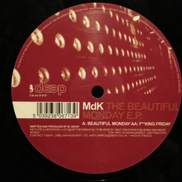 MdK / The Beautiful Monday E.P.拍卖