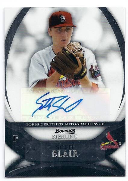 2010 Bowman Sterling Seth Blair Auto拍卖