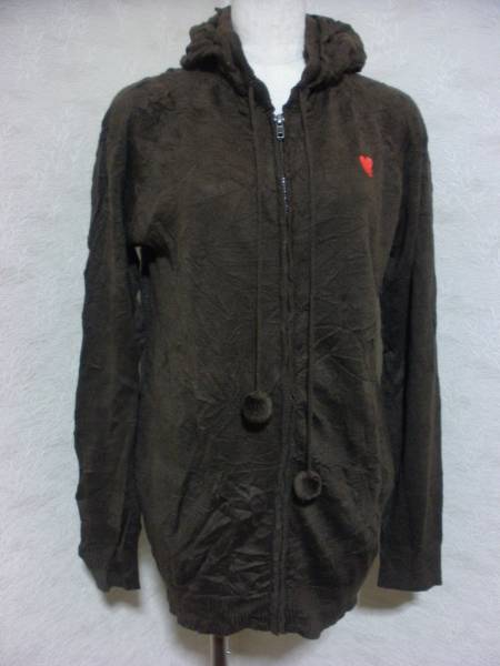 ワールドワイドラブ WORLDWIDELOVE! メルトハートニットパーカー拍卖