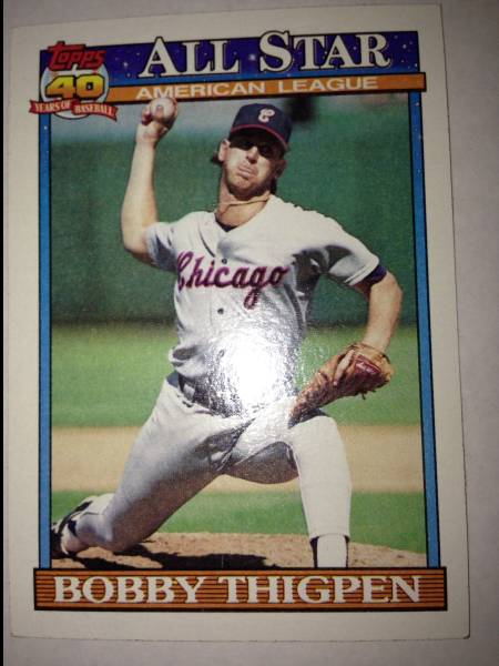 1991 TOPPS Bobby Thingpen No.396 ボビー シグペン 来日外国人拍卖
