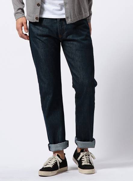 新品未使用 w31【Levi's 501デニム】レギュラーストレート/ダークカラー ジーパン ジーンズ拍卖