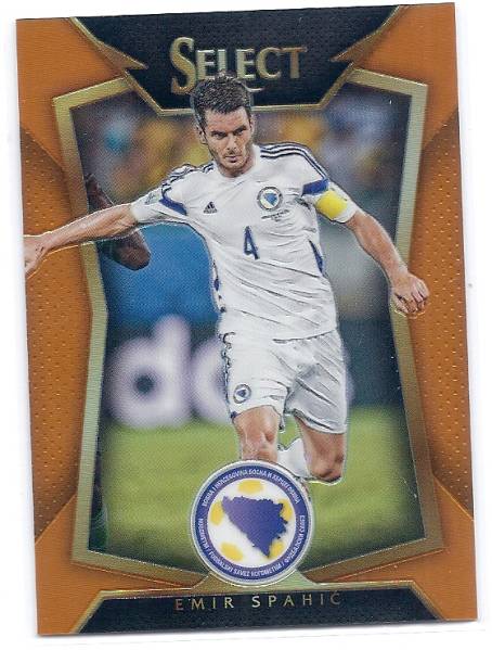 2015 Select Soccer Emir Spahic Orange Prizm /149拍卖