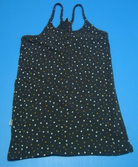 w68 rough(ラフ) 特有の黒とグレーの中間×星 キャミソール拍卖