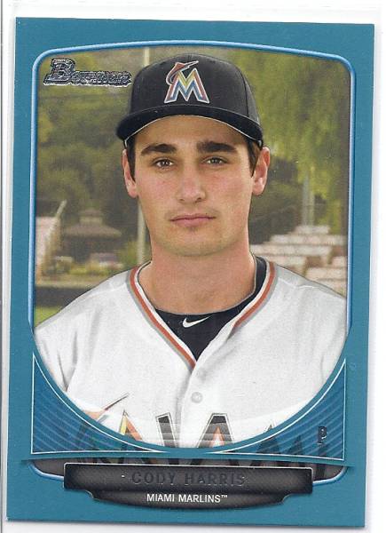 2013 Bowman Draft Cody Harris Blue /500拍卖