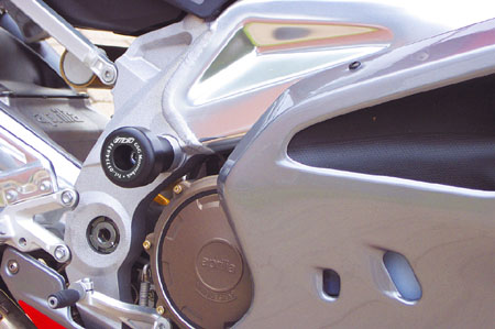 Aprilia RSV1000 Mille / アプリリア Tuoono / Rフレーム スライダー GSG Mototechnik ( 品番 65380-A30 ) ドイツ製 拍卖