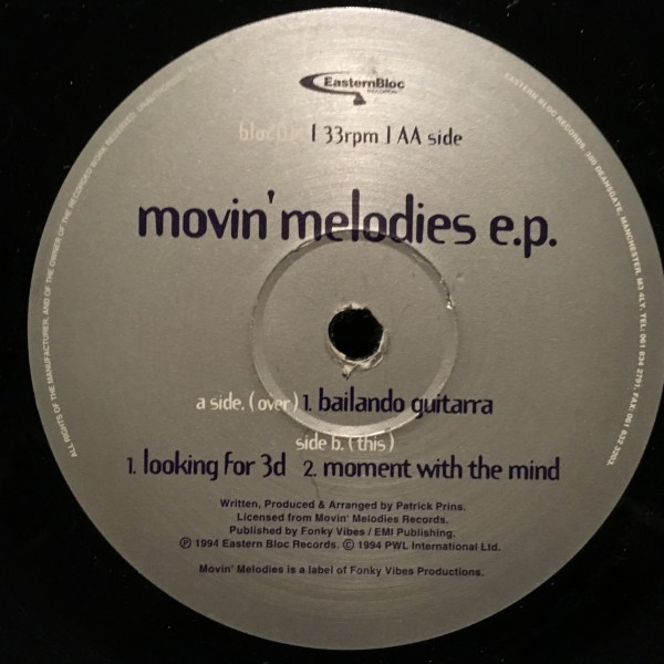 Movin' Melodies / Movin' Melodies E.P.拍卖