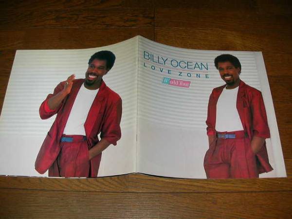 ★即決落札★ビリー・オーシャン「ジャパンツアー1986/ラヴ・ゾーン」1986ツアーパンフ拍卖