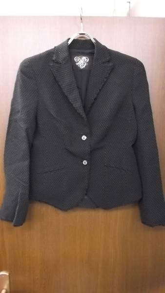 伊太利屋(イタリヤ)ドット柄ジャケット☆サイズ9号拍卖