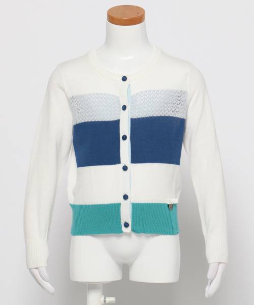 新品 ¥10692 組曲 Kumikyoku クミキョク フォーマル カーディガン 140cm 女の子 白 紺 ホワイト ネイビー拍卖