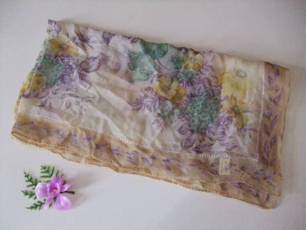 ^_^絶品/MAXIME LABEYRIE/スカーフ/マキシムラベリ/シルク/絹/oo拍卖